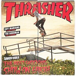 Thrasher Magazine Cover as Drink Coasters Baker Video Bake and Destroy Dec 2012